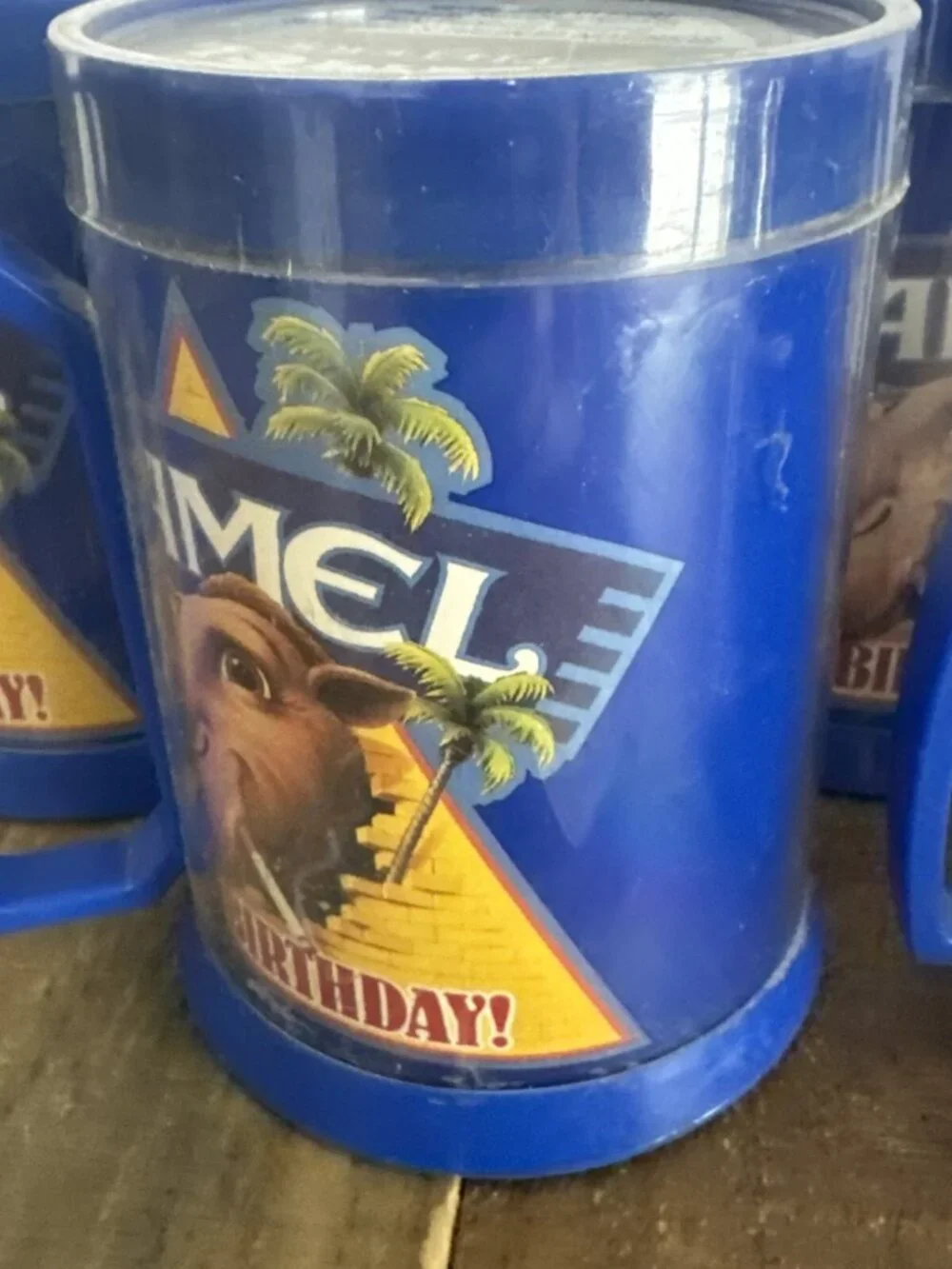 Vintage 1988 Camel Joe 75th Birthday Mug Set of 5